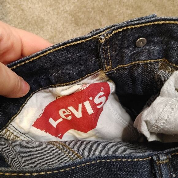 Levi's Straus 527 Boot Cut Dark Wash Cotton Waist 25 Length 25 - Picture 14 of 14